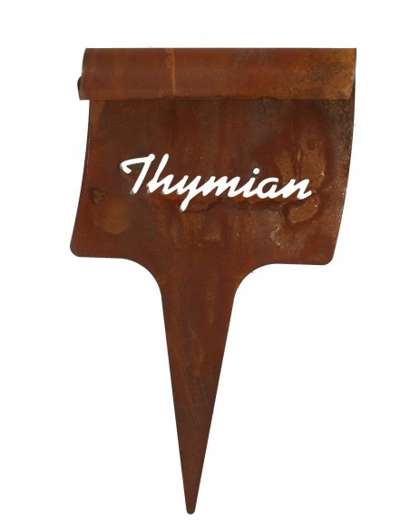 Beetecker Thymian - Edelrost Kräuterstecker