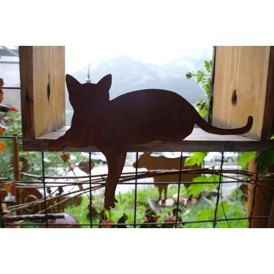 Katze für Kante Pfote nach unten