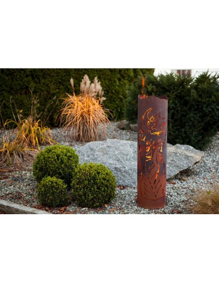 Säule "magischer Drache", Rost