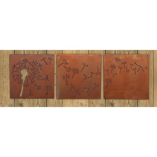 Bildtriologie "Pusteblume" ohne Schriftzug