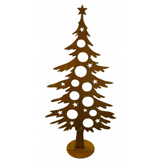 Dekotanne 125 cm hoch für Christbaumkugeln
