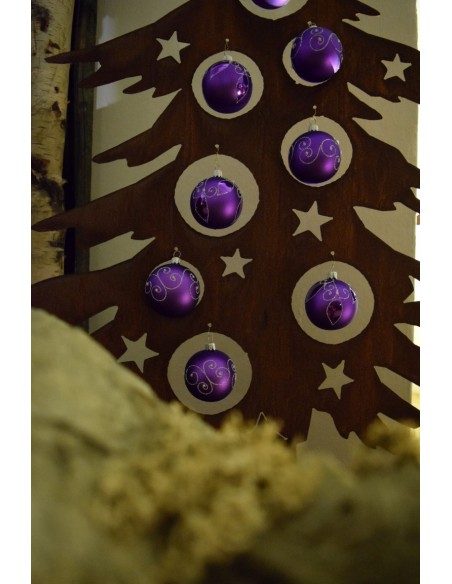 Dekotanne 125 cm hoch für Christbaumkugeln