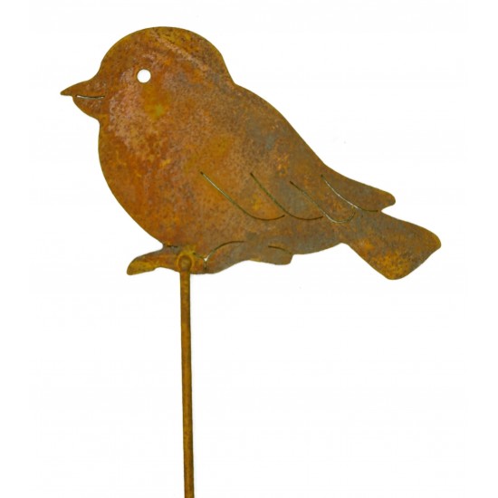 Vogel aus Metall auf Stab 1m