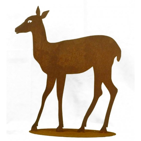 Edelrost Reh stehend