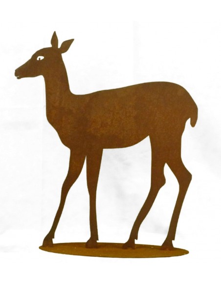 Edelrost Reh stehend