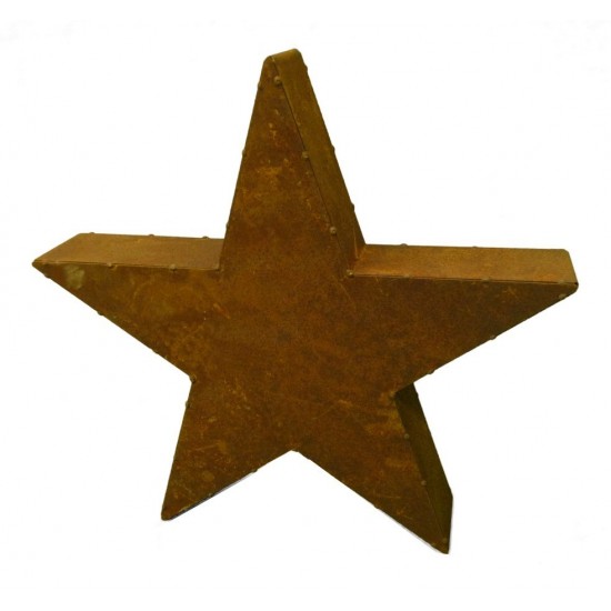 Edelrost Stern Moses 80 cm Ø -geschlossener Ster aus rostigem Metall