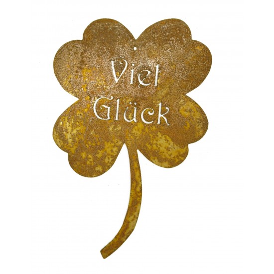 Kleeblatt -Viel Glück-