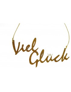 Schriftzug Viel Glück