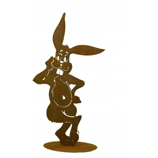 Cooler Edelrost Hase