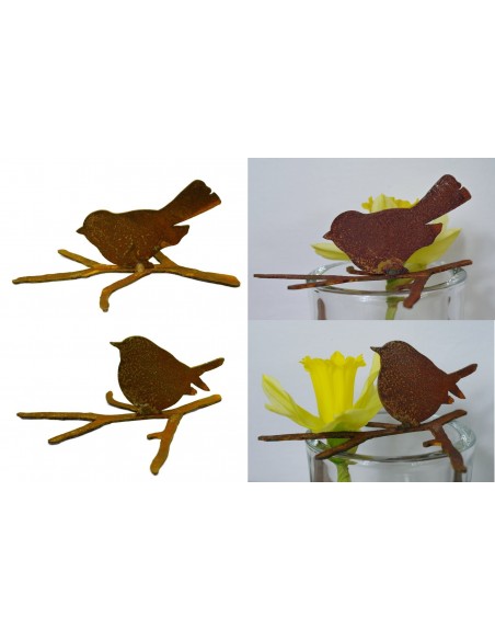 Vögelchen auf Ast 2er Set Vögelchen auf Ast 2er Set