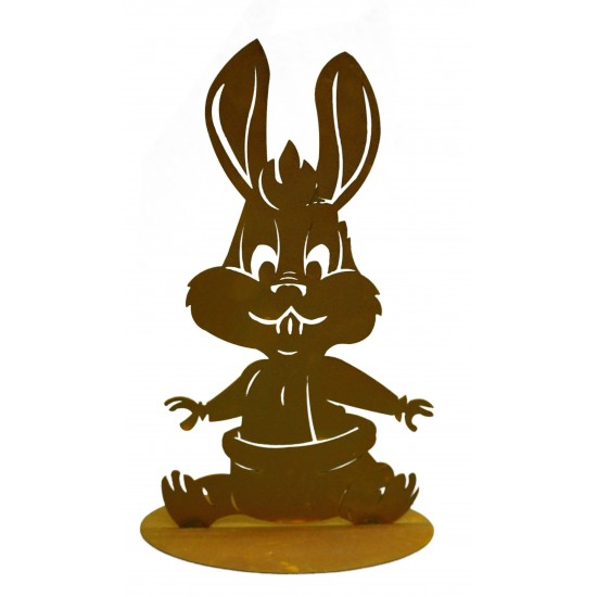 Hasen Lustiger Edelrost Babyhase, Höhe 30 cm Edelrost Babyhase für Ostern
Unser lustiger Babyhase ist eine schöne Osterdeko und