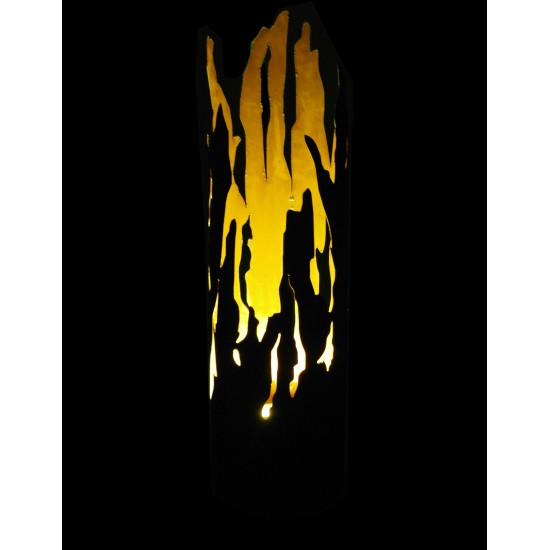 "Treibholzsäule" Säule mit tief eingesetztem Boden