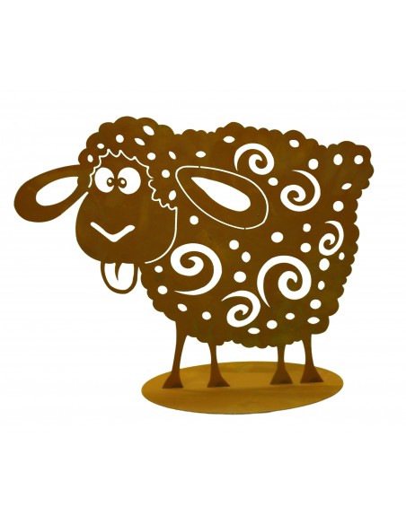 crazy Schaf auf Platte, Rost