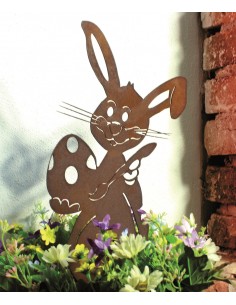 Hase bemalt Ei 2
