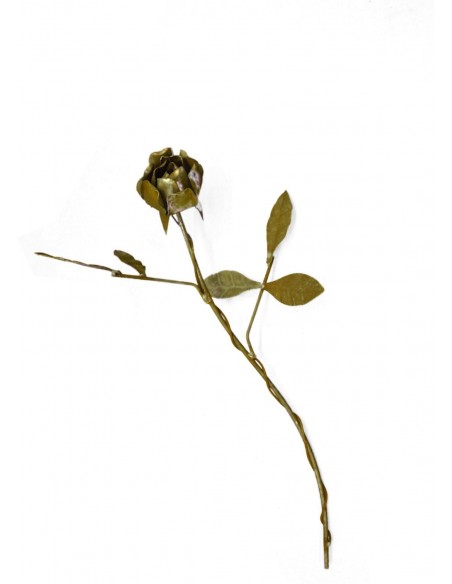 Edelrost Rose mit Stiel als Rostdeko Edelrost Rose mit Stiel als Rostdeko