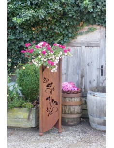 Rost Säule "Andi" Dreieck 90 cm hoch 2