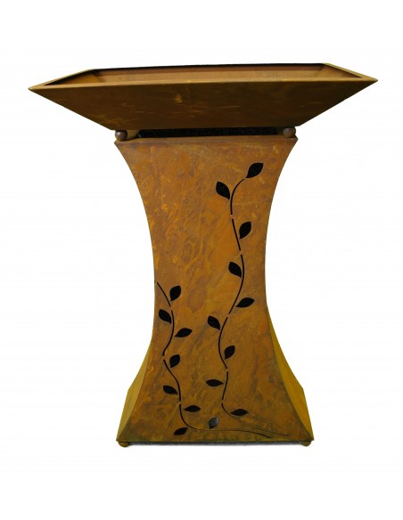 Säule mit Blatt groß