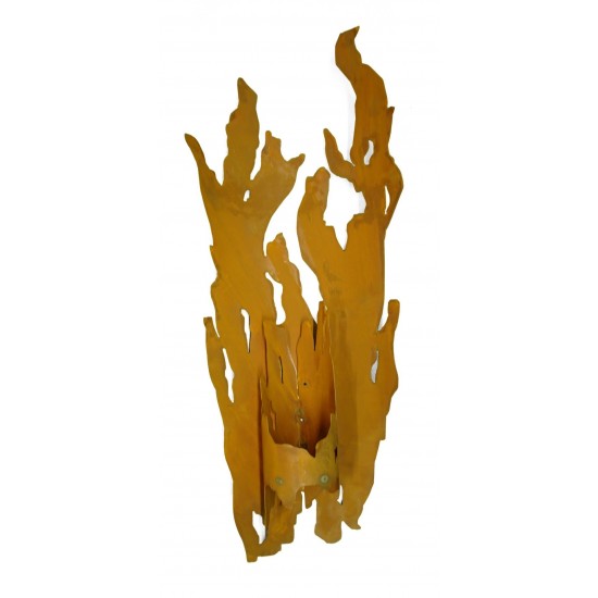 Wandlicht "Fackel" groß 75 cm für Kerzen