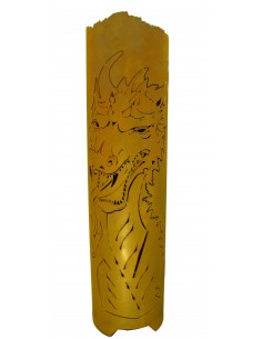 Säule "magischer Drache", Rost