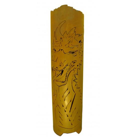 Säule "magischer Drache", Rost