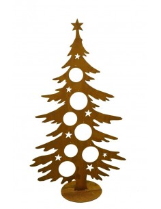 Weihnachtsbaum Metall und Edelrost Dekotanne 70 cm hoch für Christbaumkugeln - Metall Weihnachtsbaum Dieser Weihnachtsbaum Metal 2