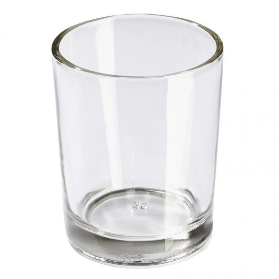Glas Teelicht Höhe 6,7  Ø 5,5 cm