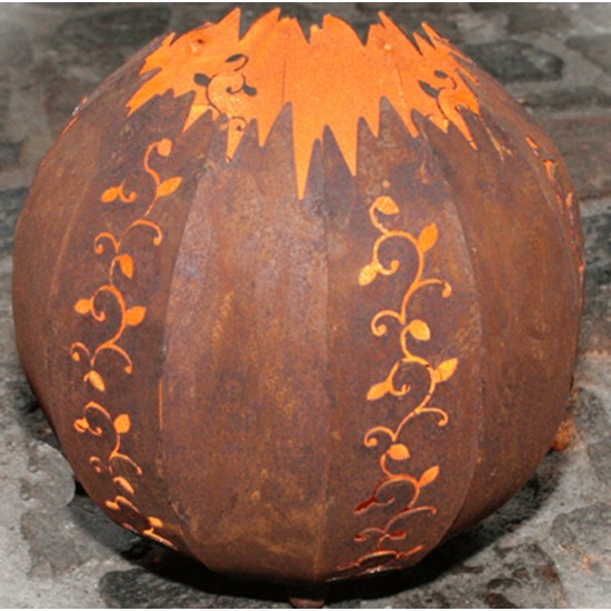 RostKugel -Strecki - Ø 63cm Effektleuchte rund XXL für den Aussenbereich geeignet