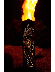 Säule "magischer Drache", Rost 2