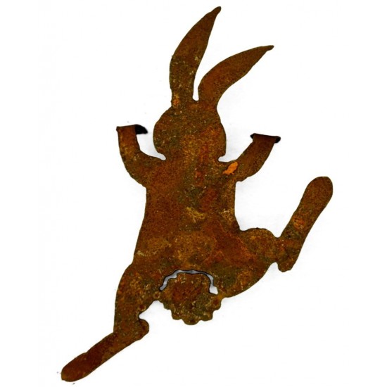 Rost Häschen "Bunny" kletternd, zum Einhängen 25 cm hoch