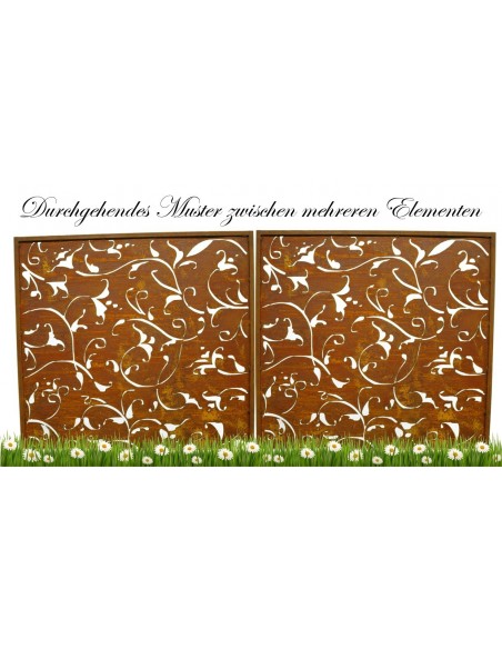 "Florenz" Sichtschutz Element 100 x 100 cm