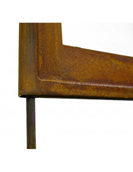 Befestigung Paravent mit Eisenstange