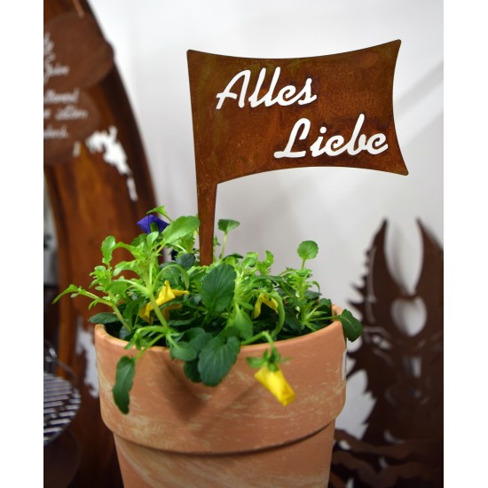 Topfstecker "Alles Liebe"