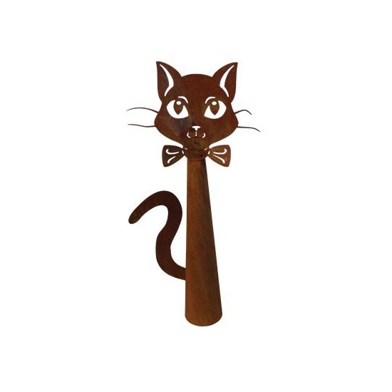 Edelrost Zaungucker Katze