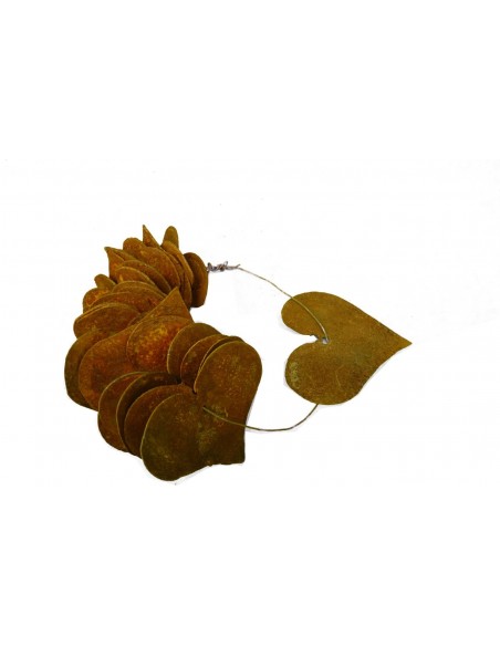 24 Mini Rost Herzen zum Aufhängen