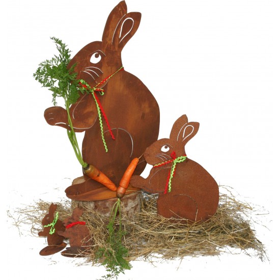 Rost Hase Lindi groß 60 cm