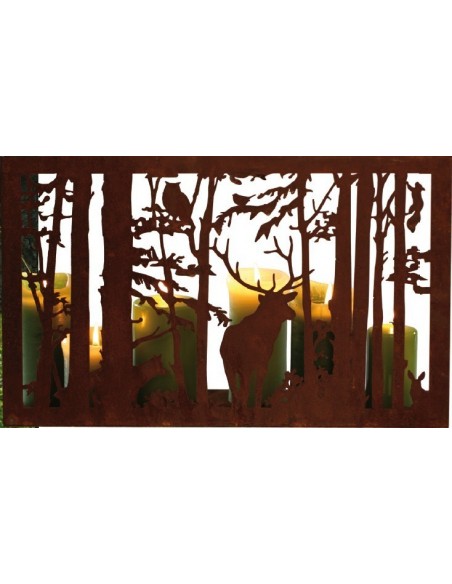 Waldszene "Wilder Wald" rechteckig 50 x 35 cm