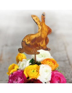 Minihase auf Stab