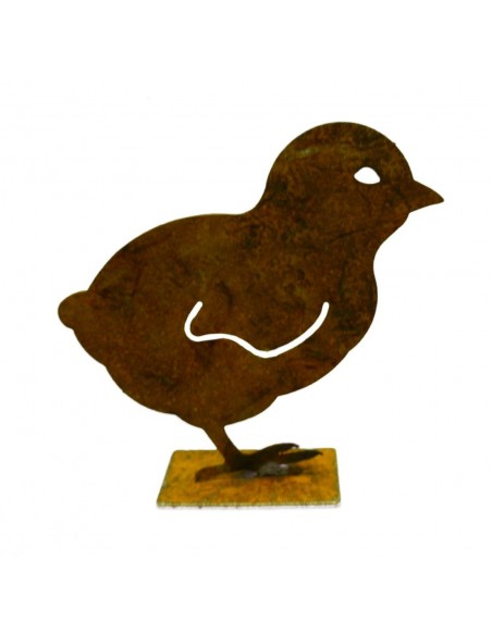 Rost Küken -Mini- 11 cm auf Platte 