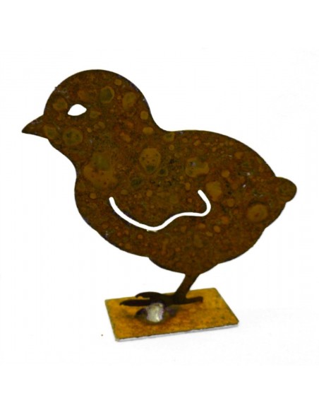 Rost Küken -Mini- 11 cm auf Platte 