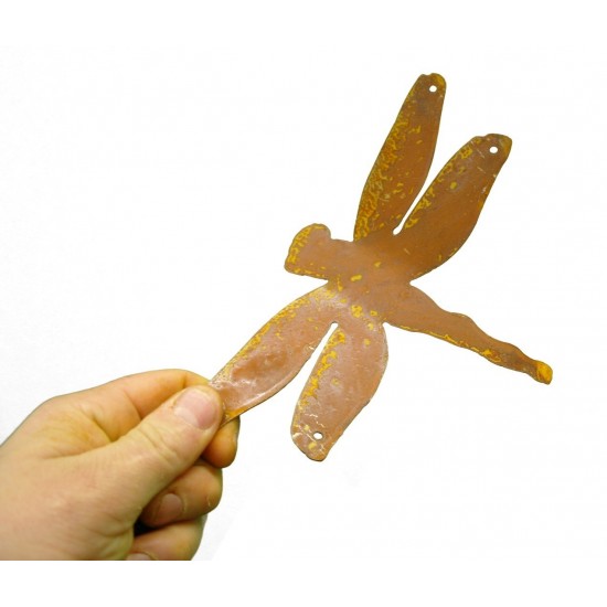 Edelrost Libelle zum Hängen