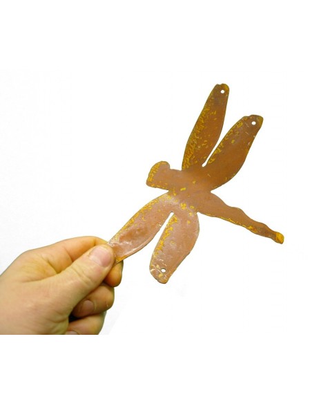 Edelrost Libelle zum Hängen