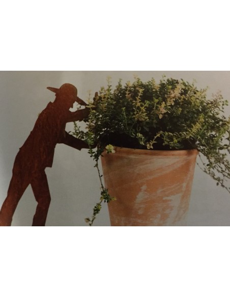 Edelrst Gärtner "Heinz" Pflanzenhalter mit SDpieß zum stecken Edelrst Gärtner "Heinz" Pflanzenhalter mit SDpieß zum stecken