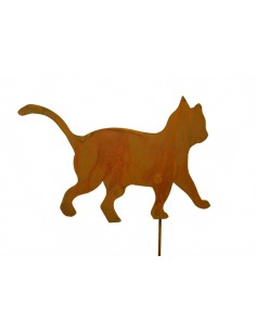 Gartenstecker Edelrost Katzenkind "tapsend"