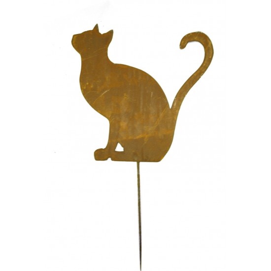 Stecker Katze sitzend - bilden ein Herz