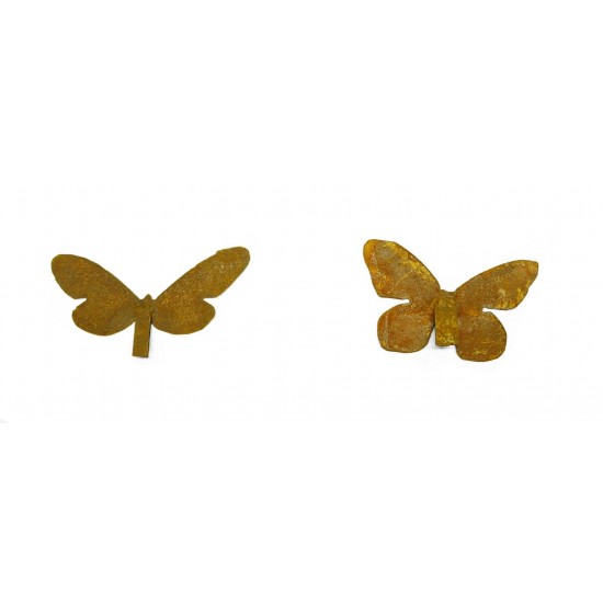 2 verschiedene Schmetterlinge für Vasen 2er Set