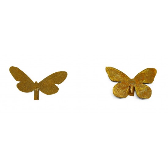 2 verschiedene Schmetterlinge für Vasen 2er Set