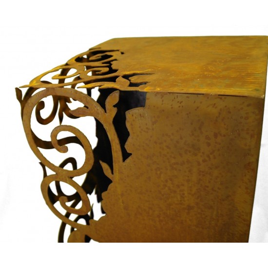 Rost Säule Venezia 1,6 m hoch 30 x 30 cm