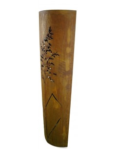 Mandelförmige Säulen Gras Säule 160 cm hoch halbrund 65 cm traumhaft schöne halbrunde Säule mit Gräßermotiv
Höhe 165 cm
Breite 2