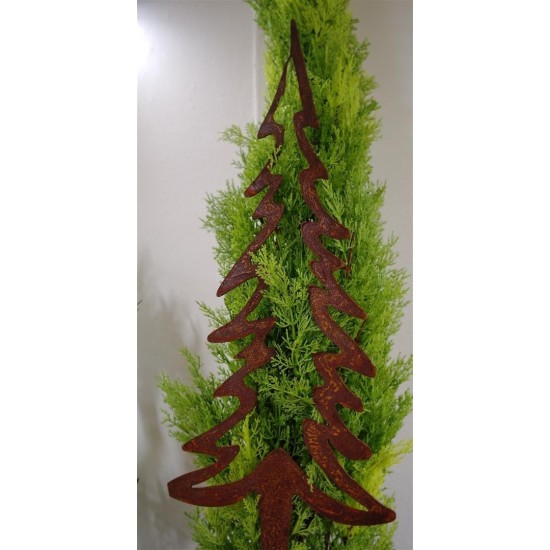 Rost Tannenbaum Stecker innen offen 50 cm hoch