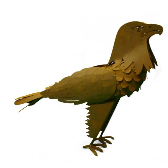 Edelrost Adler 3D 60cm hoch Dekoadler